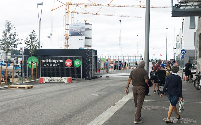 Mobile Gate bei Segel-WM 2018